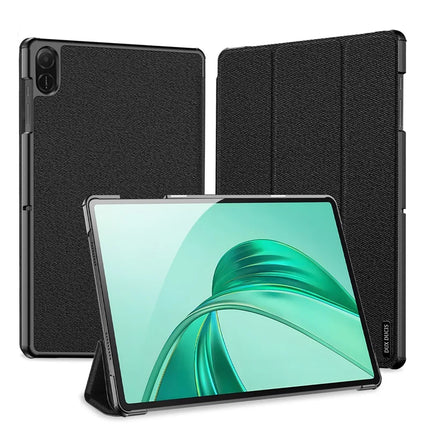 For Honor Pad X8a Case DUX DUCIS Domo Series Tri-fold Stand PU Leather Protective Tablet Cover