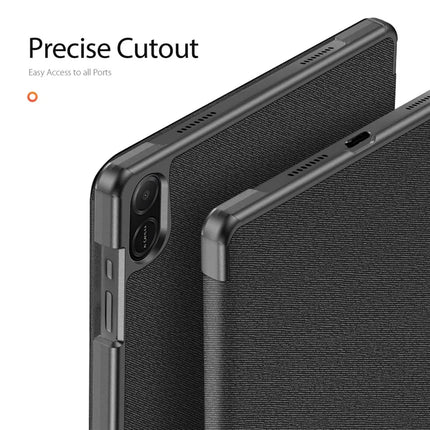 For Honor Pad X8a Case DUX DUCIS Domo Series Tri-fold Stand PU Leather Protective Tablet Cover
