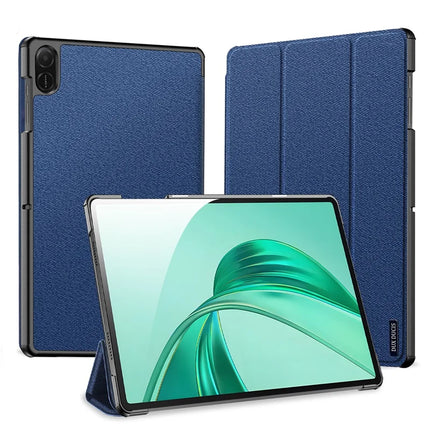 For Honor Pad X8a Case DUX DUCIS Domo Series Tri-fold Stand PU Leather Protective Tablet Cover
