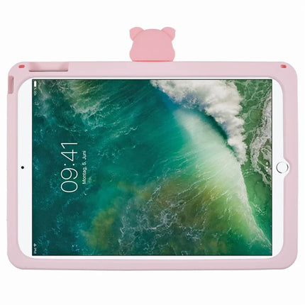Silicone Case for iPad 10.2 (2021) / (2020) / (2019) / iPad Air 10.5 inch (2019) / Pro 10.5-inch (2017) Kickstand Cover with Strap