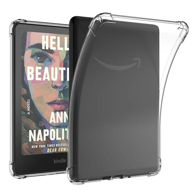 For Amazon Kindle Paperwhite (2024) Case Four Corner Shockproof Clear E-Reader TPU Cover