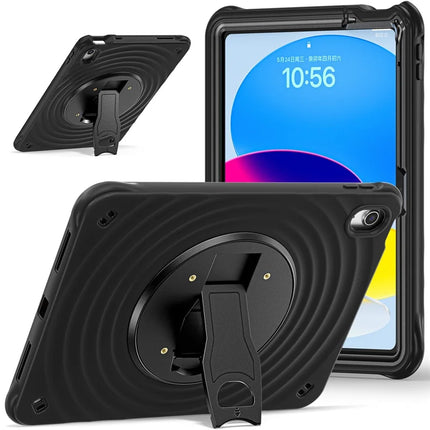 For iPad 10.9 (2022) Case Kickstand PC+Silicone+TPU Tablet Cover
