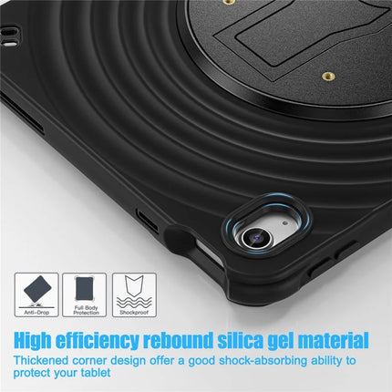 For iPad 10.9 (2022) Case Kickstand PC+Silicone+TPU Tablet Cover