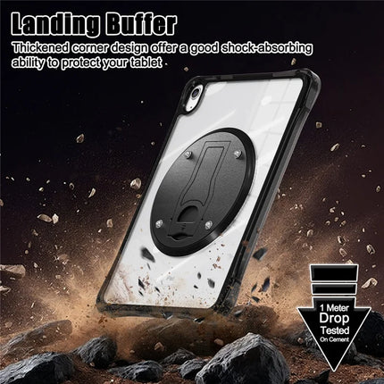 For iPad 10.9 (2022) Clear Case PC+TPU+Acrylic Kickstand Tablet Back Cover