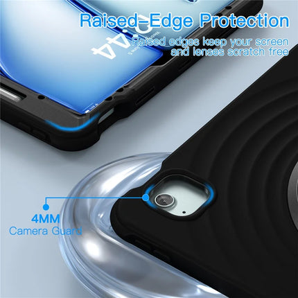 Kickstand Case for iPad Air 11 (2024) / Air (2022) / (2020) / iPad Pro 11 (2022) / (2021) / (2020) / (2018) PC+Silicone+TPU Tablet Cover