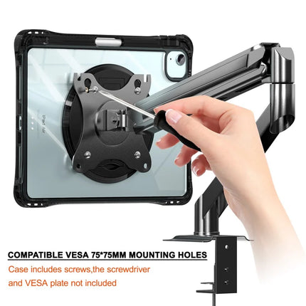Kickstand Case for iPad Air 11 (2024) / Air (2022) / (2020) / iPad Pro 11 (2022) / (2021) / (2020) / (2018) PC+TPU+Acrylic Cover