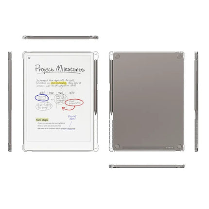 For Remarkable Paper Pro Case Anti-Drop Clear TPU Tablet Cover with Pen Slot