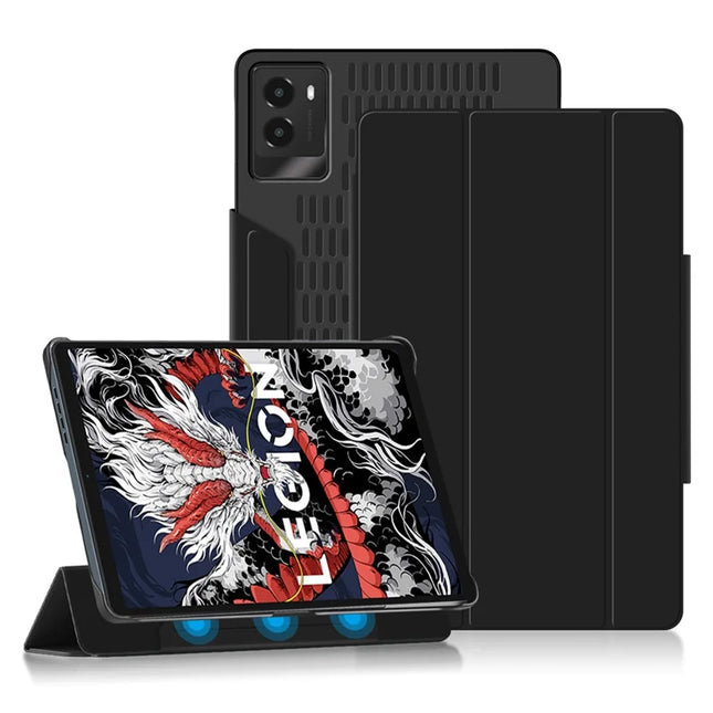 For Lenovo Legion Y700 (2024) Case Trifold Stand Detachable Magnetic Leather Tablet Cover