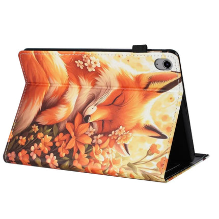 For iPad 10.9 (2022) Case Pattern Leather Tablet Cover with Auto Sleep / Wake, Card Holder