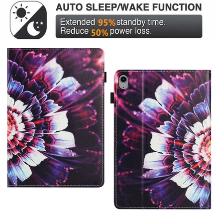 For iPad 10.9 (2022) Case Pattern Leather Tablet Cover with Auto Sleep / Wake, Card Holder