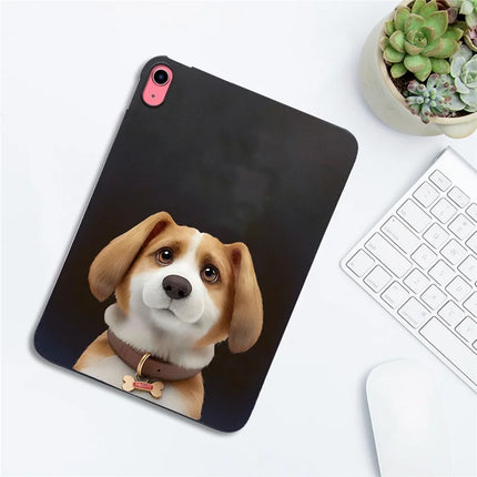 For iPad 10.9 (2022) Case Pattern Printing Slim TPU Tablet Protective Cover