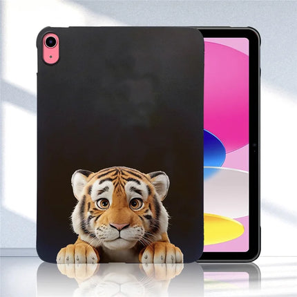For iPad 10.9 (2022) Case Pattern Printing Slim TPU Tablet Protective Cover