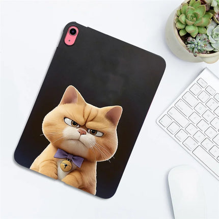 For iPad 10.9 (2022) Case Pattern Printing Slim TPU Tablet Protective Cover