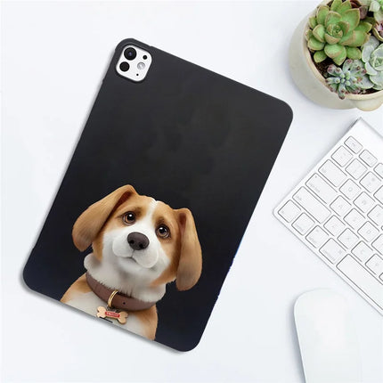 For iPad Pro 11 (2024) Case Pattern Printing Slim TPU Tablet Protective Cover