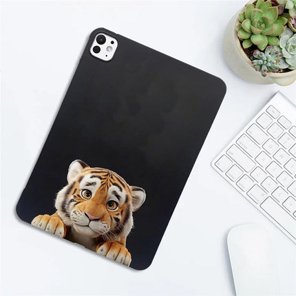 For iPad Pro 11 (2024) Case Pattern Printing Slim TPU Tablet Protective Cover