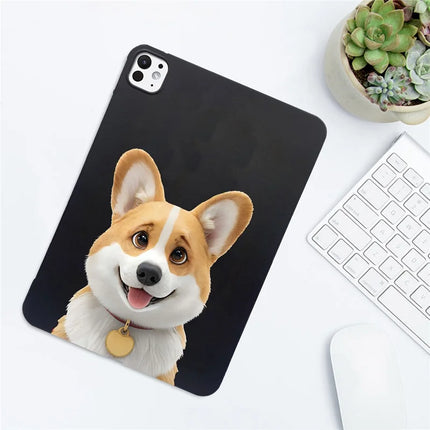 For iPad Pro 11 (2024) Case Pattern Printing Slim TPU Tablet Protective Cover