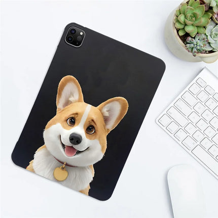 For iPad Pro 11 (2021)  /  (2020)  /  (2018) Case Pattern Printing Slim TPU Tablet Protective Cover