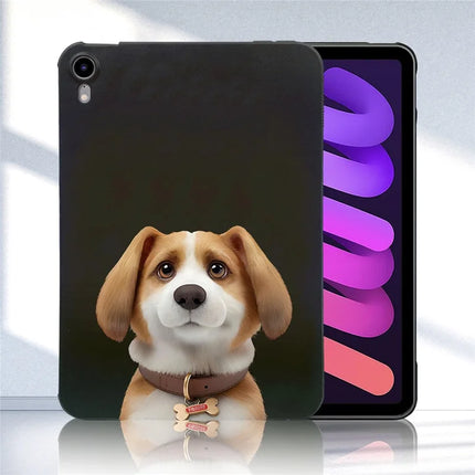 For iPad mini (2024) Case Pattern Printing Slim TPU Tablet Protective Cover