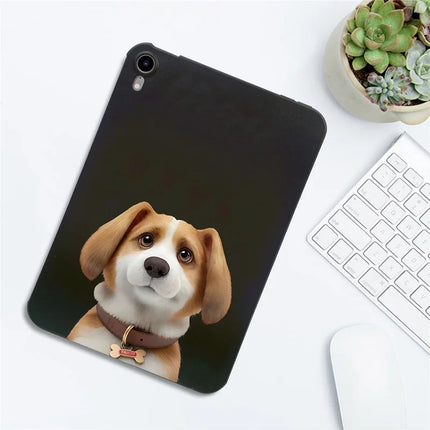 For iPad mini (2024) Case Pattern Printing Slim TPU Tablet Protective Cover