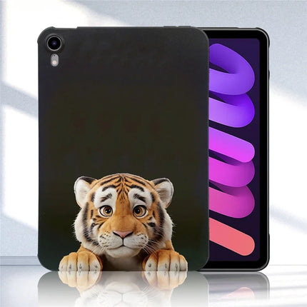 For iPad mini (2024) Case Pattern Printing Slim TPU Tablet Protective Cover