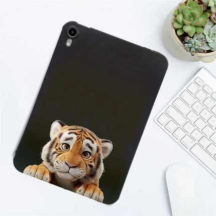 For iPad mini (2024) Case Pattern Printing Slim TPU Tablet Protective Cover