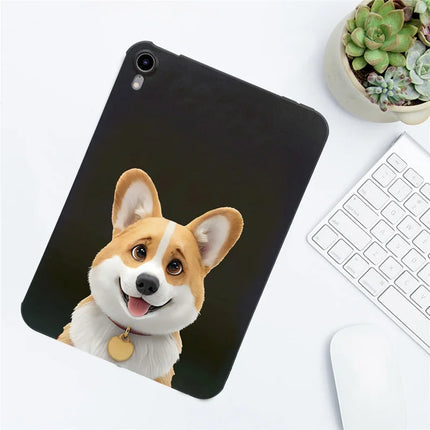 For iPad mini (2024) Case Pattern Printing Slim TPU Tablet Protective Cover