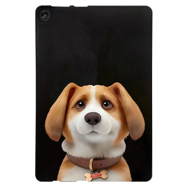 For Lenovo Tab M10 (Gen 3) Case Pattern Printing Slim TPU Tablet Protective Cover - Harrier Beagle