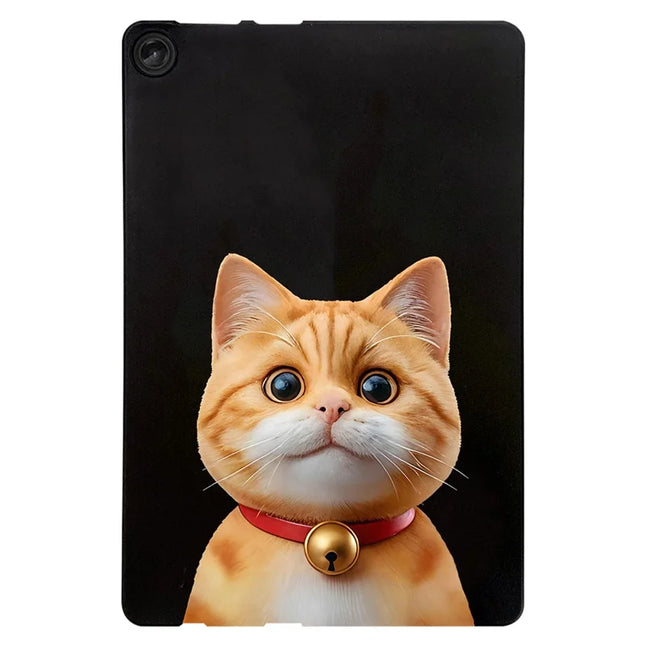 For Lenovo Tab M10 (Gen 3) Case Pattern Printing Slim TPU Tablet Protective Cover - Shorthair Cat