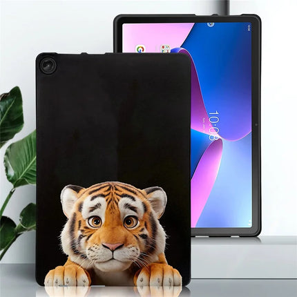 For Lenovo Tab M10 (Gen 3) Case Pattern Printing Slim TPU Tablet Protective Cover