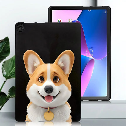 For Lenovo Tab M10 (Gen 3) Case Pattern Printing Slim TPU Tablet Protective Cover