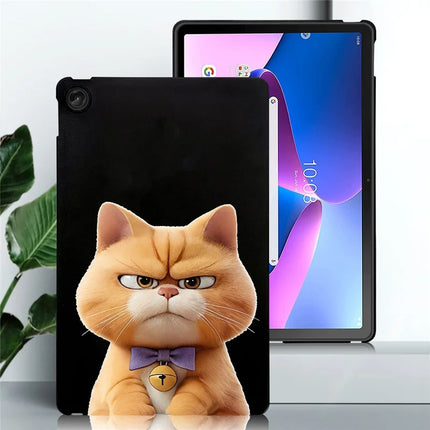 For Lenovo Tab M10 Plus (3rd Gen) Case Pattern Printing Slim TPU Tablet Protective Cover