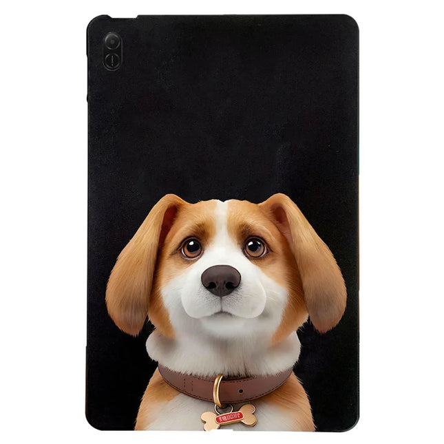 For Honor Pad X8a Case Pattern Printing Slim TPU Tablet Protective Cover - Harrier Beagle
