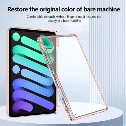 For iPad Pro 11 (2024) Case Clear TPU Tablet Protective Cover with Pen Slot