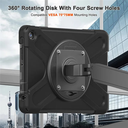 For Amazon Fire HD 10 (2023) Case Kickstand PC+Silicone Tablet Cover