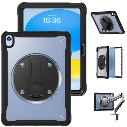 For iPad 10.9 (2022) Case Kickstand PC+Silicone+TPU Tablet Cover