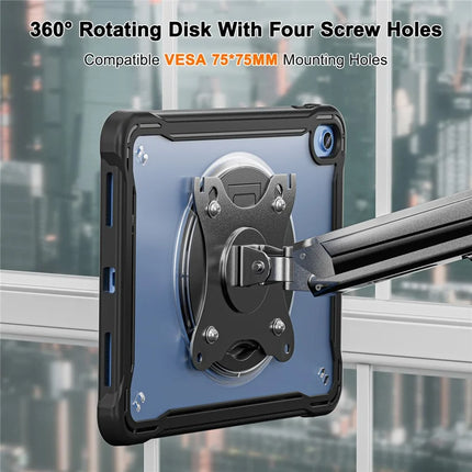For iPad 10.9 (2022) Case Kickstand PC+Silicone+TPU Tablet Cover