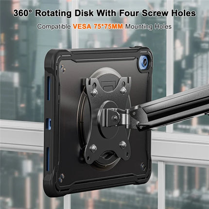 For iPad 10.9 (2022) Case Kickstand PC+Silicone+TPU Tablet Cover