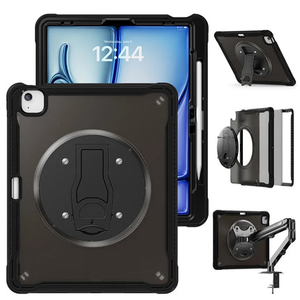 Kickstand Case for iPad Air 13 (2024) / iPad Pro 12.9 (2022) / (2021) / (2020) / (2018) PC+Silicone+TPU Tablet Cover
