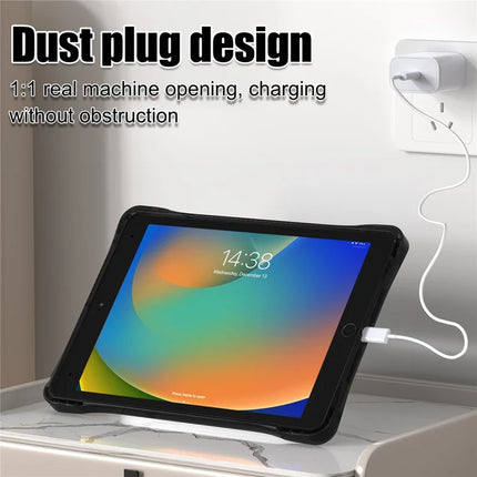 Clear Case for iPad 10.2 (2021) / (2020) / (2019) PC+TPU+Acrylic Kickstand Cover
