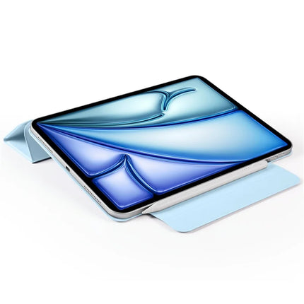 For iPad 10.9 (2022) Case PC + PU Leather Origami Stand Magnetic Tablet Cover