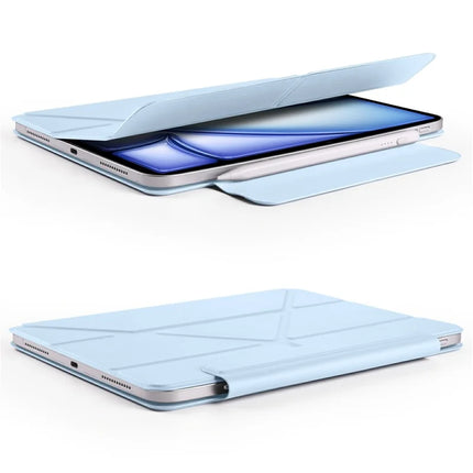For iPad 10.9 (2022) Case PC + PU Leather Origami Stand Magnetic Tablet Cover