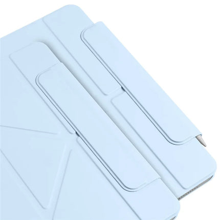 For iPad 10.9 (2022) Case PC + PU Leather Origami Stand Magnetic Tablet Cover