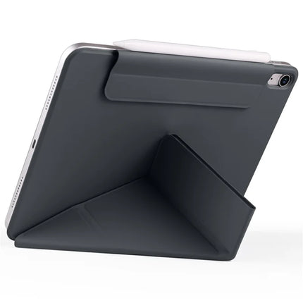 For iPad 10.9 (2022) Case PC + PU Leather Origami Stand Magnetic Tablet Cover