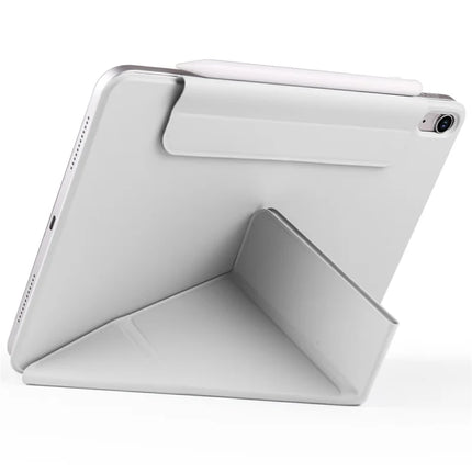 For iPad 10.9 (2022) Case PC + PU Leather Origami Stand Magnetic Tablet Cover