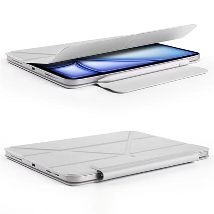 For iPad 10.9 (2022) Case PC + PU Leather Origami Stand Magnetic Tablet Cover