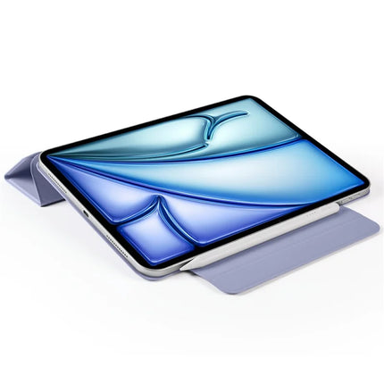 For iPad 10.9 (2022) Case PC + PU Leather Origami Stand Magnetic Tablet Cover