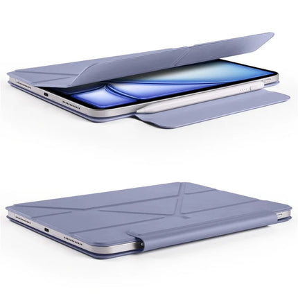 For iPad 10.9 (2022) Case PC + PU Leather Origami Stand Magnetic Tablet Cover
