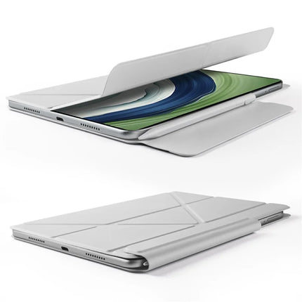 For Huawei MatePad Pro 13.2 Case PC + PU Leather Origami Stand Magnetic Tablet Cover