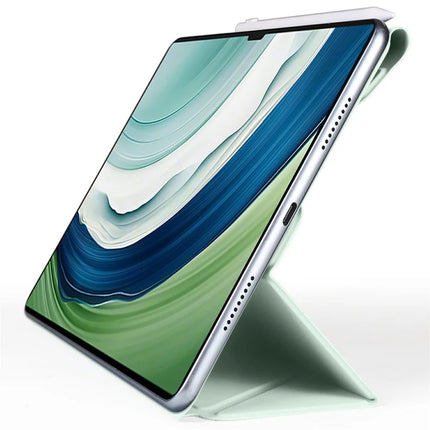 For Huawei MatePad Pro 13.2 Case PC + PU Leather Origami Stand Magnetic Tablet Cover