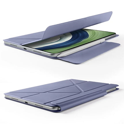 For Huawei MatePad Pro 13.2 Case PC + PU Leather Origami Stand Magnetic Tablet Cover
